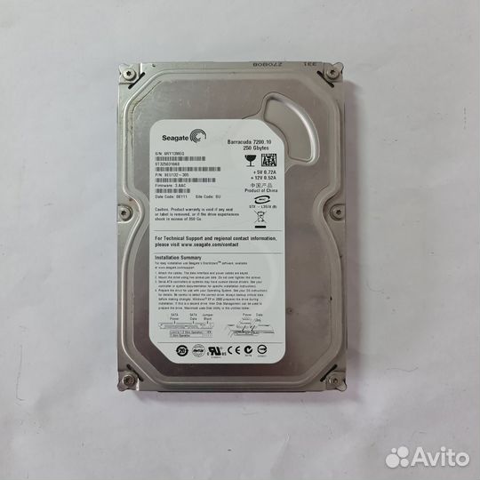 Жесткий диск HDD Seagate 250 GB 3.5 (Скупка)