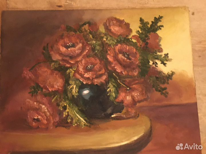 Картина на картоне