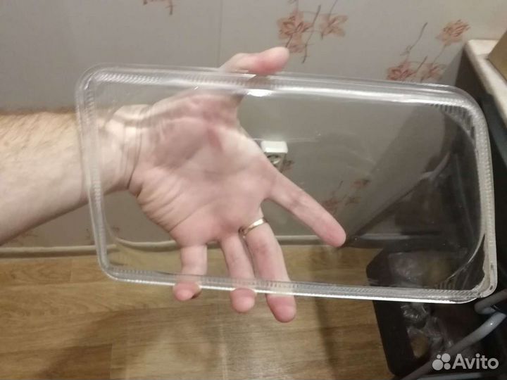 Прозрачные гладкие стекла фар ауди 80 б4 Б3