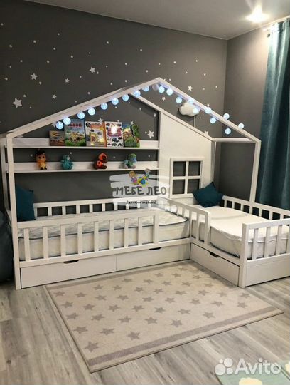 Угловая кровать для детей