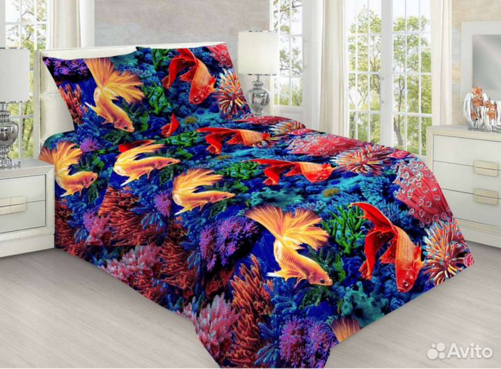 Белье постельное Семейное (2 пододеяльника)