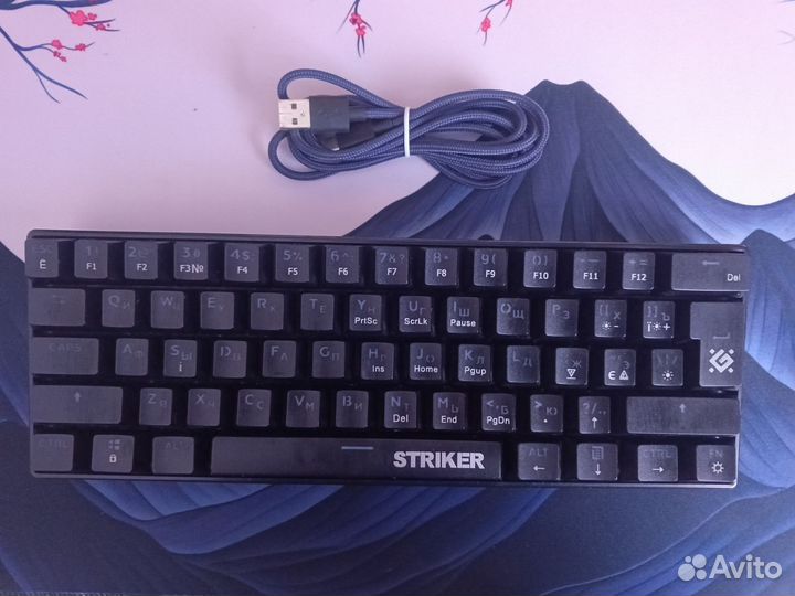 Механическая клавиатура 60% черная