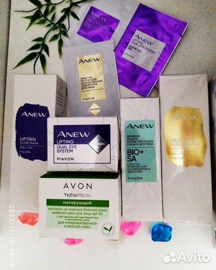 Avon крем Care маска-пленка Anew сыворотка
