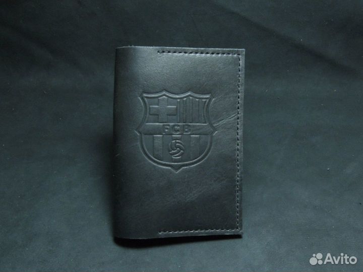 Обложка на паспорт кожа Барселона / Barcelona