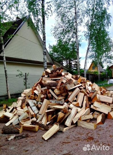 Дрова Береза навалом сухие в Выборге любого объема