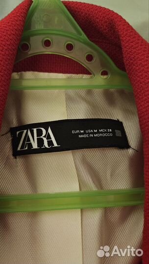 Красный жакет/пиджак Zara Зара