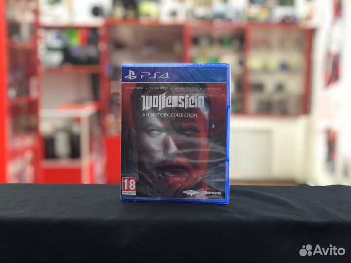 Диск PS4 Wolfenstein: Alt History Collection RUS