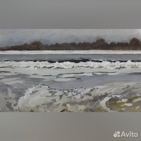 Картина этюд масло