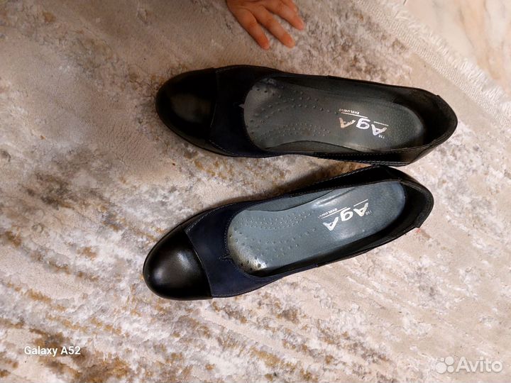 Туфли на танкетке 40