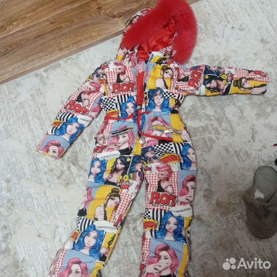 Зимний комбинезон для девочки 110