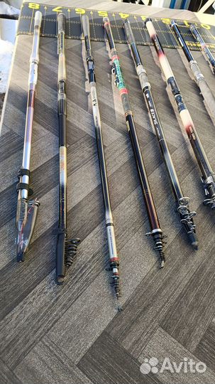 Телескопические удилища удочки Япония