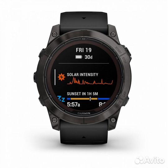 Garmin fenix 7X PRO Sapphire Solar черный