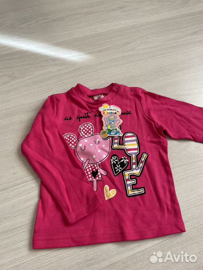 Лонгслив для девочки 86