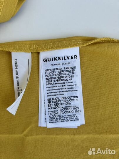 Quicksilver 164/L/14 лет футболка, новая