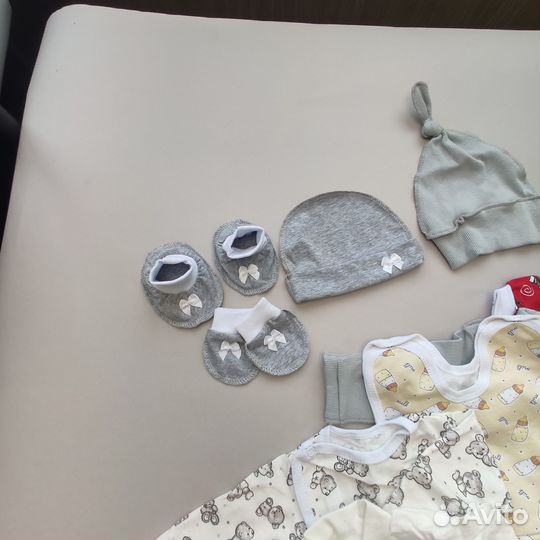 Пакет новых вещей для новорожденного р 56-62