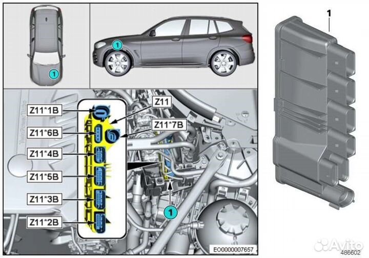 Модуль питания Bmw X3 G01 30Ix B48D G01 B48D 2021