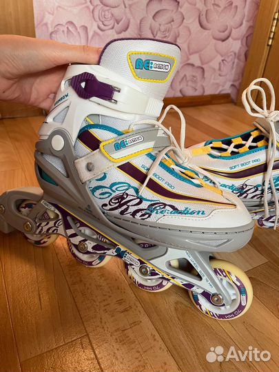 Роликовые коньки, раздвижные, р. 36 - 41