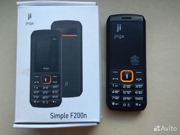 Телефон кнопочный jinga Simple F200n