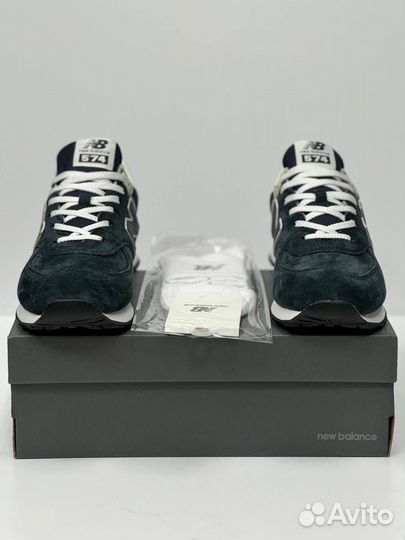 Кроссовки new balance 574 синие