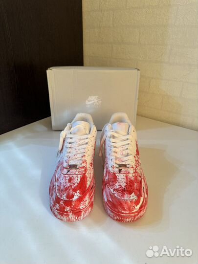 Кеды Nike Air Force 1 Blood Custom