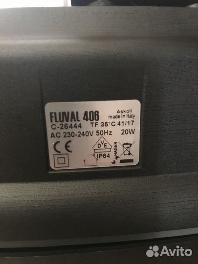 Внешний фильтр fluval 406