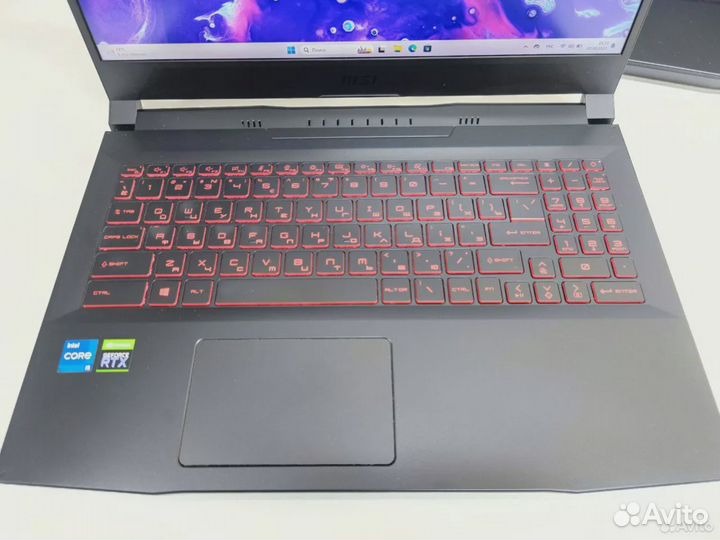 Игровой ноутбук Msi katana gf66 i5-11400H RTX 3060