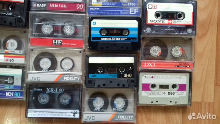 Аудиокассеты б/у 18 шт
