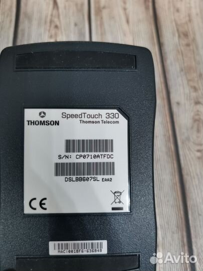 Модем adsl thomson speedtouch 330