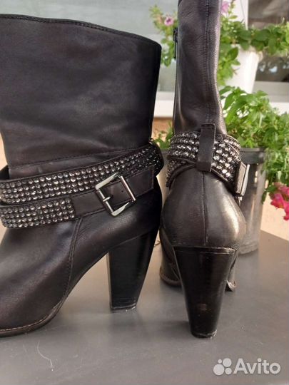 Ботильоны натуральная кожа