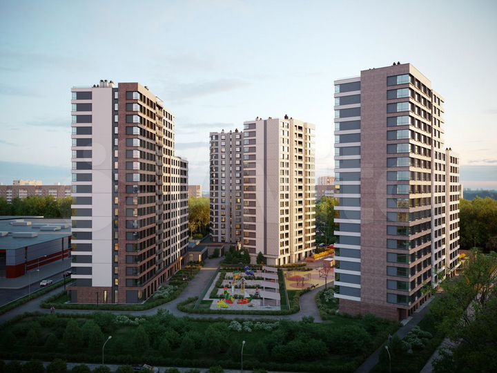 2-к. квартира, 65 м², 6/13 эт.