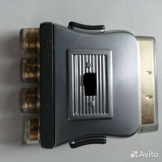 Адаптер Scart - 3 RCA + S-VHS