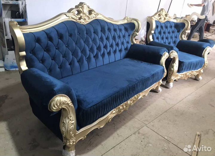 Диван и 2 кресла новые