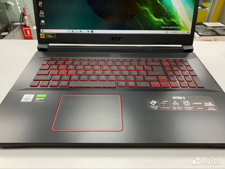 Ноутбук Acer Nitro Core i5/ GTX 1650 Ti/ Ram 12Gb