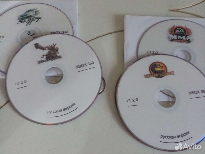 Диски на xbox 360 lt2.0