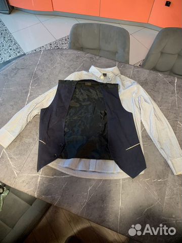 Школьный костюм next (рубашка+жилетка) 140