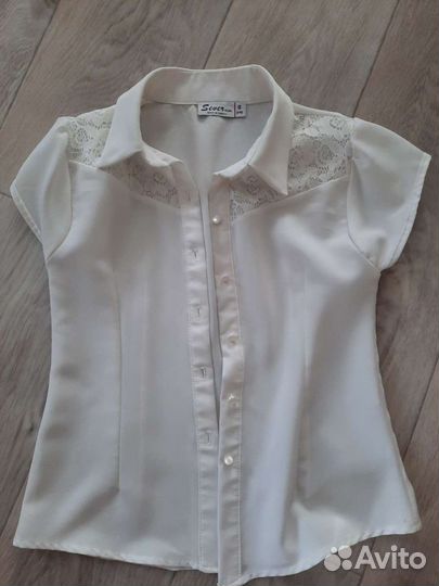 Блузка белая для девочки