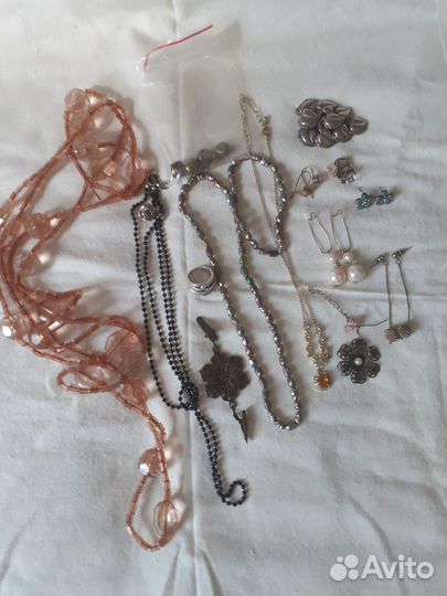 Бижутерия ссср,винтаж,пакетом