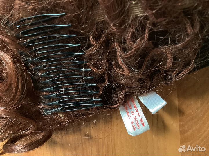 Волосы накладные шиньон искусственные