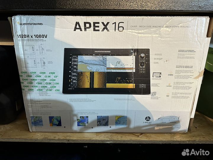Эхолот картплоттер Humminbird Apex 16'