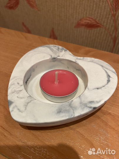 Подсвечник сердце