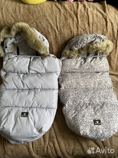 Зимний конверт в коляску elodie details