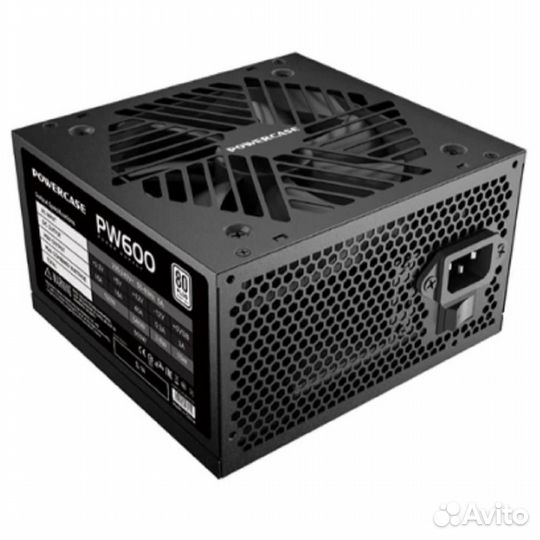 Powercase PW600 (80 Plus, ATX 2.31, 600W, apfc, DC-DC, 120mm Fan) / PS-600W-DC