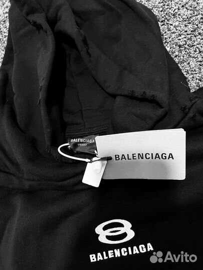 Balenciaga Unity SS24 Distressed Hoodie