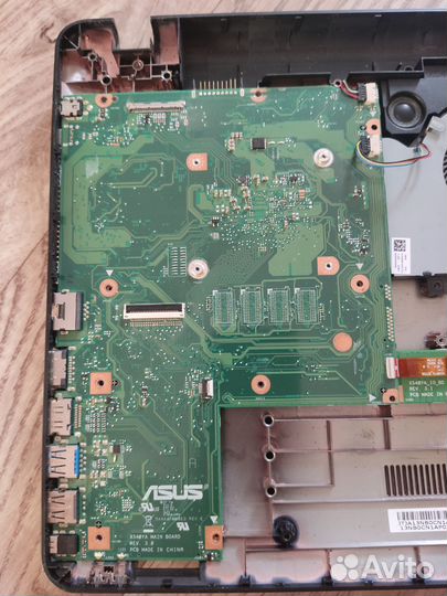 Мат. плата Asus с корпусом, абсолютно рабочая