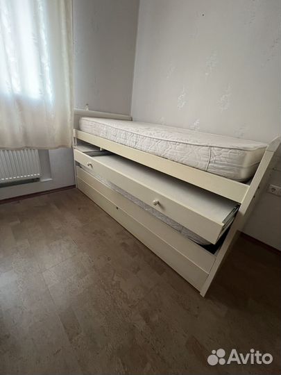 Двухъярусная кровать выдвижная с ящиками