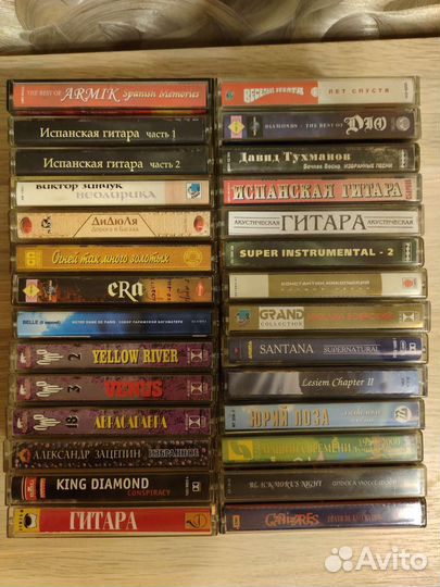 Аудиокассеты в ассортименте