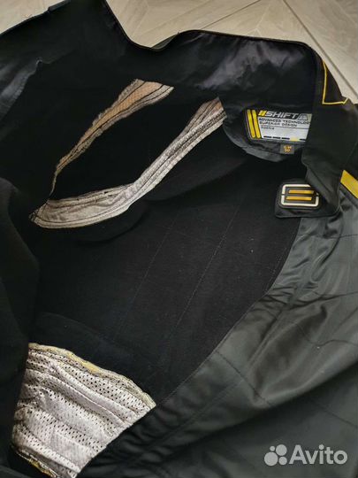 Комбинезон для автоспорта огнеупорный Shift черный