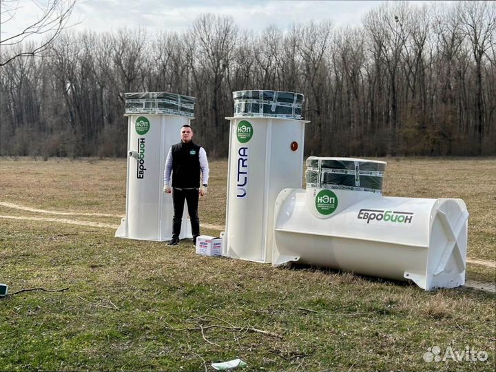 Септик для гостиницы для высоких грунтовых вод