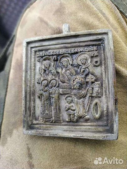 Иконка бронза литье