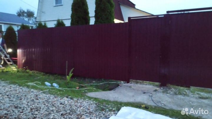 Откатные ворота под ключ с доставкой и установкой